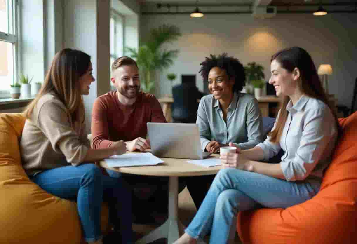 Team collaboration meeting